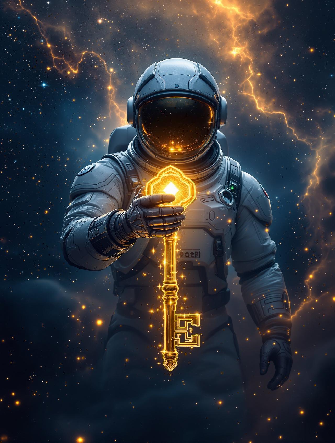 免费漫剧网热播作品《星河之钥》海报 — 星际探索者在一颗废弃星球上发现了一把来自上古文明的钥匙。这把